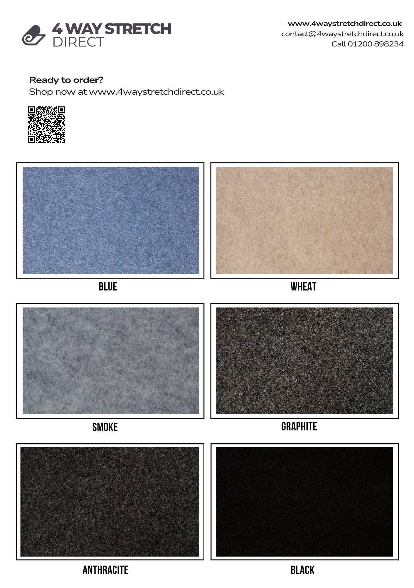 Free 4 Way Stretch Carpet Lining Samples | Try Before You Buy