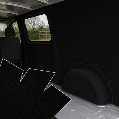 Black 4 Way Stretch Carpet Lining | Van Carpet Lining