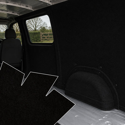 Black 4 Way Stretch Carpet Lining | Van Carpet Lining