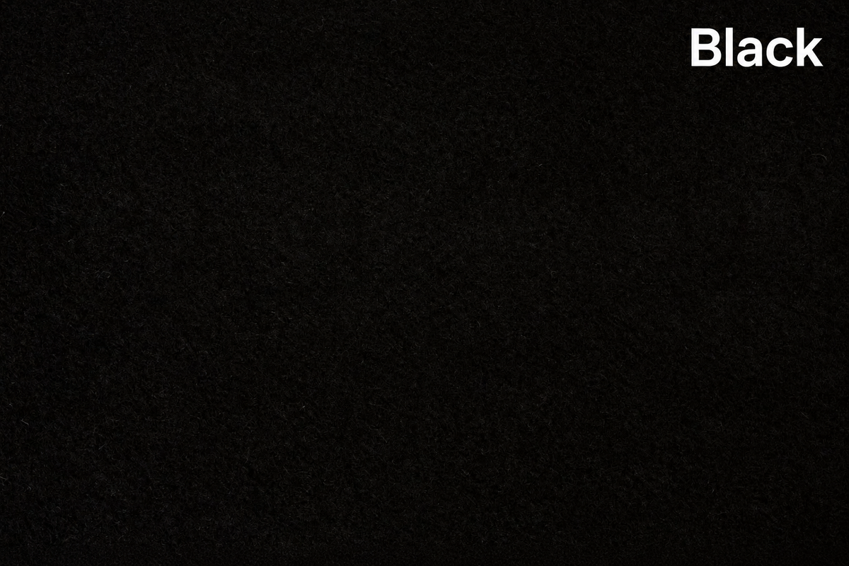 Black 4 way stretch van carpet lining sample
