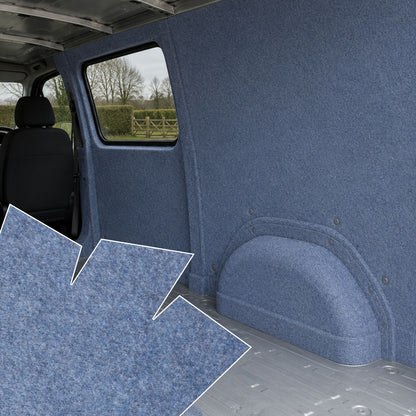 Blue 4 Way Stretch Carpet Lining | Van Carpet Lining