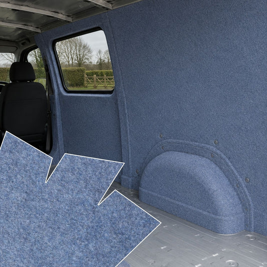 Blue 4 Way Stretch Carpet Lining | Van Carpet Lining