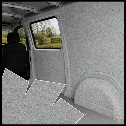 Silver 4 Way Stretch Carpet Lining | Van Carpet Lining