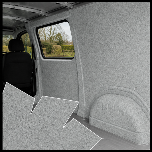 Silver 4 Way Stretch Carpet Lining | Van Carpet Lining